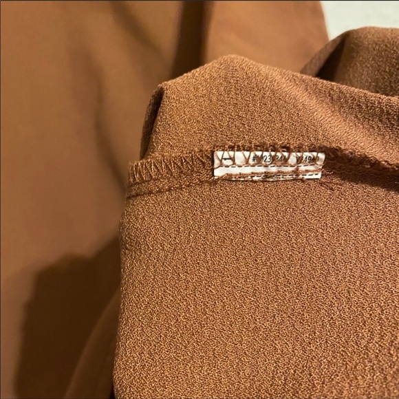 Cute burnt/orange tunic blouse 💕 - Picture 6 of 6